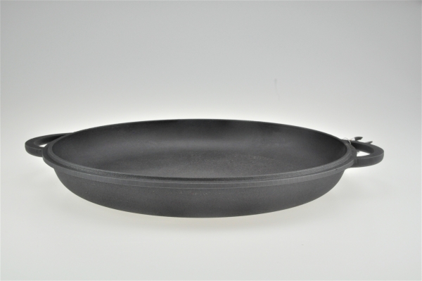 34 cm Pfanne Bräter aus Gusseisen auch als Deckel für 8 L Kazan